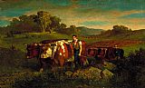 Herdsmen with Cows by Edward Mitchell Bannister